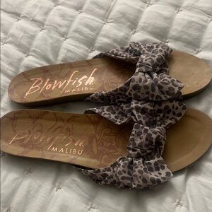 Blowfish Women's Sandals with Leopard Accents